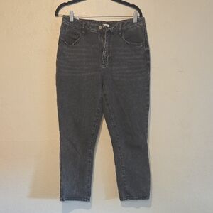 PacSun Black Washed Women's Straight Leg Jeans